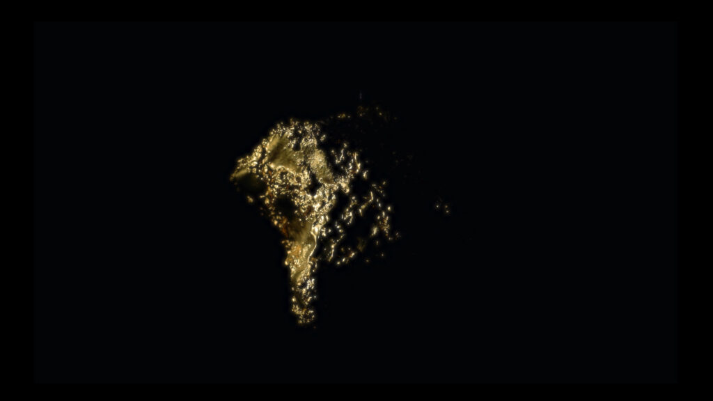 El meteorit filmat en digital d'alta definició, gairebé en penombra